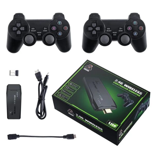 Video Game Console 2.4G Double Wireless Controller Game Stick 4K 20000 Games 64 32GB Retro Games for PS1/GBA - Image 3