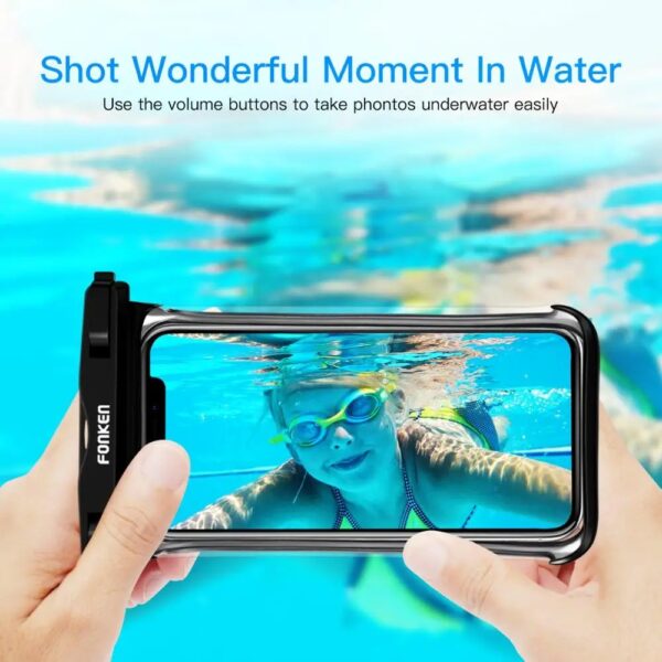 FONKEN Full View Waterproof Case for Phone Underwater Snow Rainforest Transparent Dry Bag Swimming Pouch Big Mobile Phone Covers - Image 9