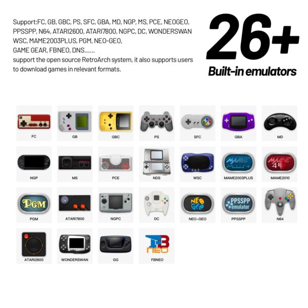 Trimui Smart Pro Handheld Game Console 4.96''IPS Screen Linux System Joystick RGB Lighting Smartpro Retro Video Game Player Gift - Image 5