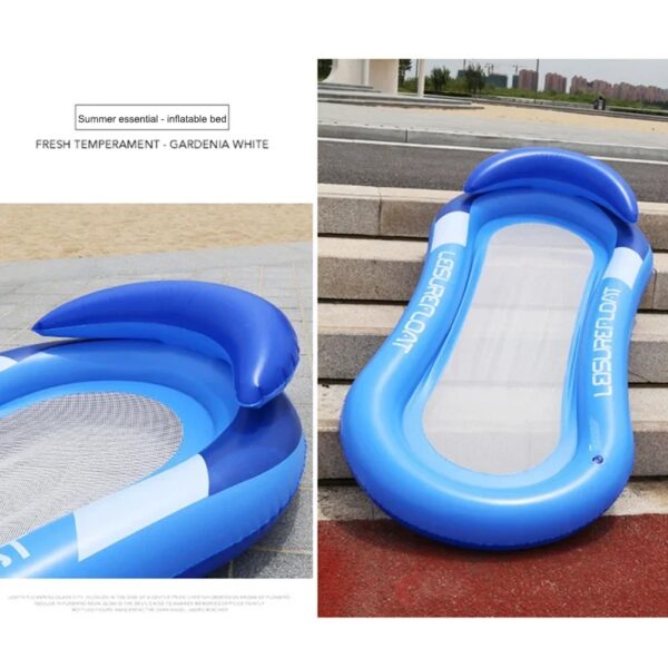 Inflatable Women Air Mattress Water Hammock Swimming Ring Kids Big Float Toy Swim Tube Chair Pool Floats Accessories - Image 4