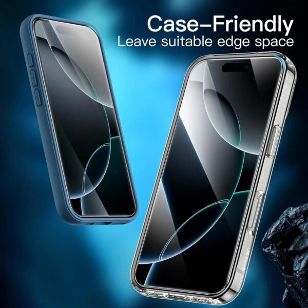 Tempered Glass Screen Protector for iPhone 16 Pro Anti-Scratch HD Clarity - Image 5