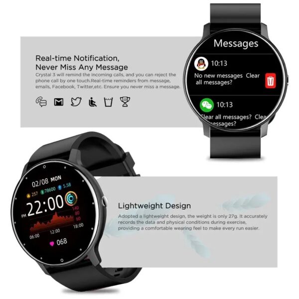 Smart Watch Men Bluetooth Call 24H Heart Rate Monitor Women Sports Fitness IP67 Waterproof Smart Watch For Android IOS 2025 New - Image 4