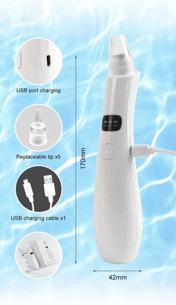 3 Suction Mode Face Cleansing Beauty Machine Dead Skin Remover Face Vacuum Blackhead Removal Skin - Image 10