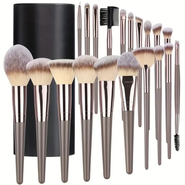 3-20Pcs Makeup Brushes Set Foundation Eyeshadow Blush Highlighter Soft Fluffy Concealer Kabuki Blending Brush Female Beauty Tool - Image 6