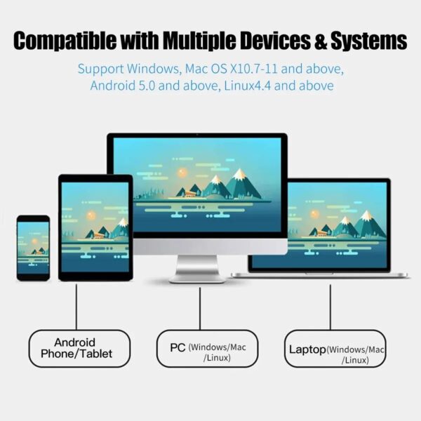 10x6 Inch Professional Graphics Drawing Tablet 12 Express Keys with for Windows Mac for Painting Designing Online Course - Image 2
