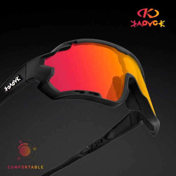 Kapvoe Sport Eyewear Mountain Bike Sport Cycling Glasses Outdoor Cycling Goggles Men Cycling Sunglasses MTB Sunglasses - Image 2