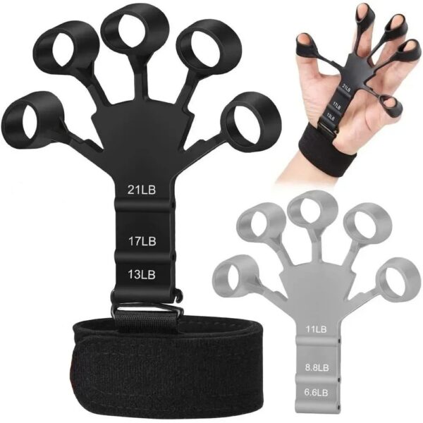 6 Resistance Levels Hand Grip Hand Strength Trainer Rehabilitation Physical Tools Fitness Finger Gripper Gym Expander Portable - Image 2