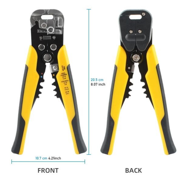 Multi Function Pass Through RJ45 Crimping Stripping Cutting Pliers for Cat5 CAT5e Cat6 CAT7 Modular Plug Network Tools - Image 2