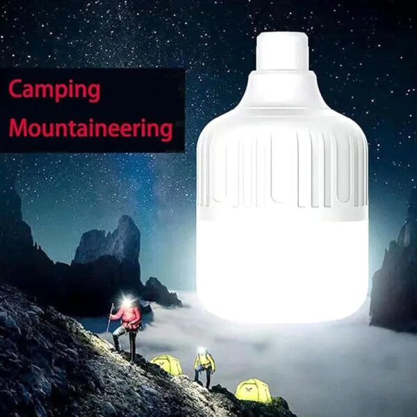 1PC Outdoor USB Rechargeable LED Lamp Bulbs 60W Emergency Light Hook Up Camping Fishing Portable Lantern Night Lights LT014 - Image 2