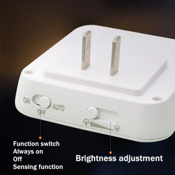 Motion Sensor LED Night Lights EU/US Plug Dimmable Cabinet Light For Baby Bedside Bedroom Corridor Wireless Night Lamp Lighting - Image 3