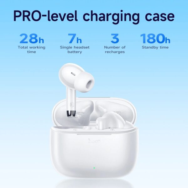 HOCO EQ2 Choice TWS Wireless Bluetooth Headphones 5.3 Headphone Mini Earphone with Mic Charging Box For Xiaomi All Smartphone - Image 4