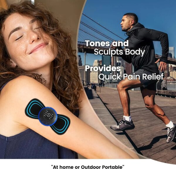 EMS Neck Massager Electric Cervical Vertebra Massage Patch for Relieve Relax Muscle Fatigue Relaxation Portable Neck Stretcher - Image 3