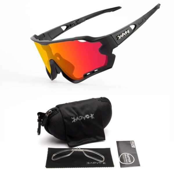 Kapvoe Sport Eyewear Mountain Bike Sport Cycling Glasses Outdoor Cycling Goggles Men Cycling Sunglasses MTB Sunglasses - Image 4