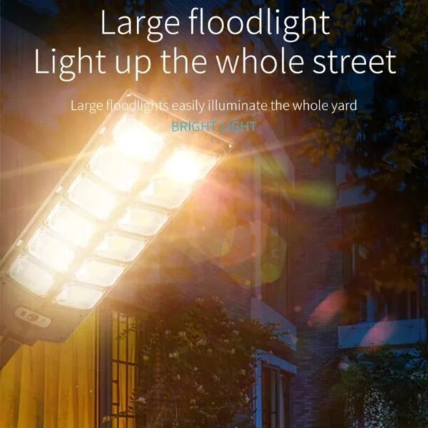 Outdoor Solar LED Lights Waterproof 8000 Lm Super Bright Wall Lamp With Motion Sensor Remote Control Garden Street Light - Image 3