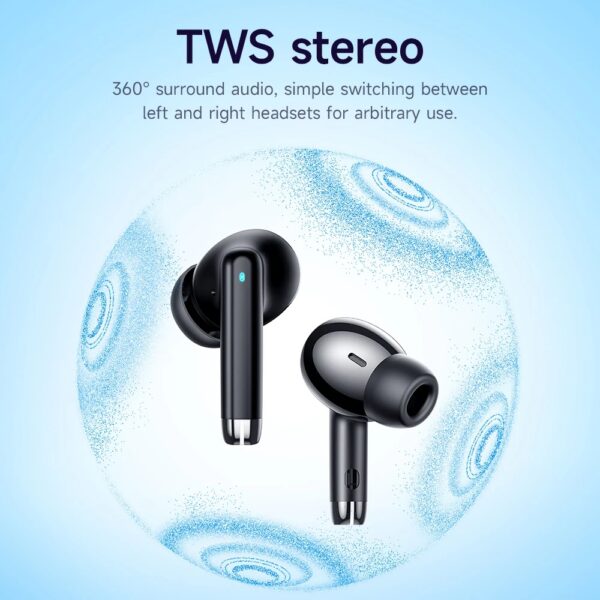 HOCO EQ2 Choice TWS Wireless Bluetooth Headphones 5.3 Headphone Mini Earphone with Mic Charging Box For Xiaomi All Smartphone - Image 5
