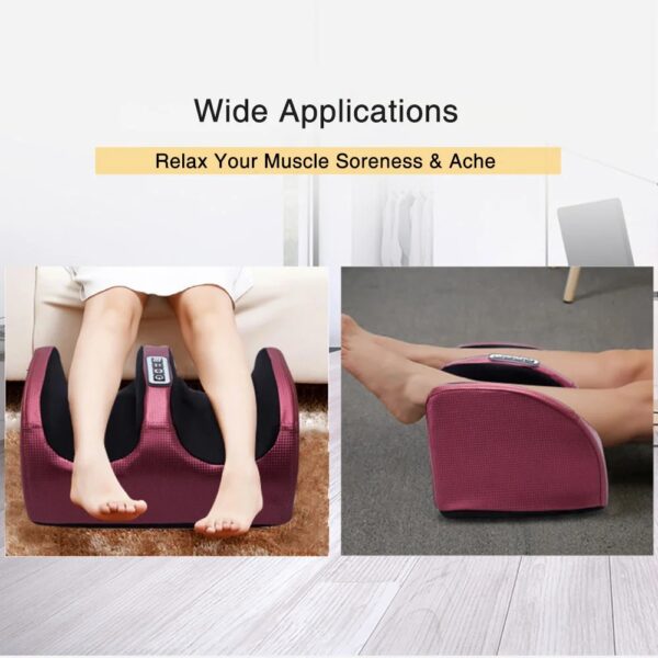 Electric Foot Massager Heating Therapy Hot Compression Shiatsu Kneading Roller Muscle Relaxation Pain Relief Foot Spa Machine - Image 4