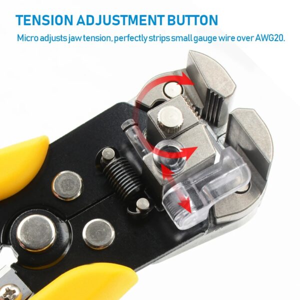 Multi Function Pass Through RJ45 Crimping Stripping Cutting Pliers for Cat5 CAT5e Cat6 CAT7 Modular Plug Network Tools - Image 4