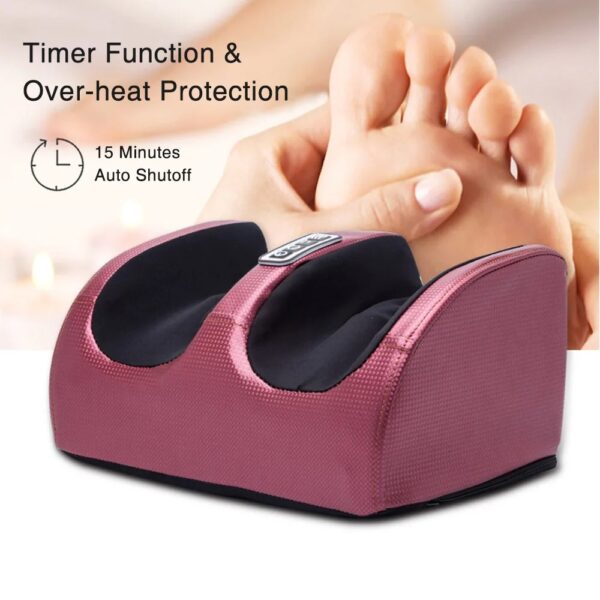 Electric Foot Massager Heating Therapy Hot Compression Shiatsu Kneading Roller Muscle Relaxation Pain Relief Foot Spa Machine - Image 5