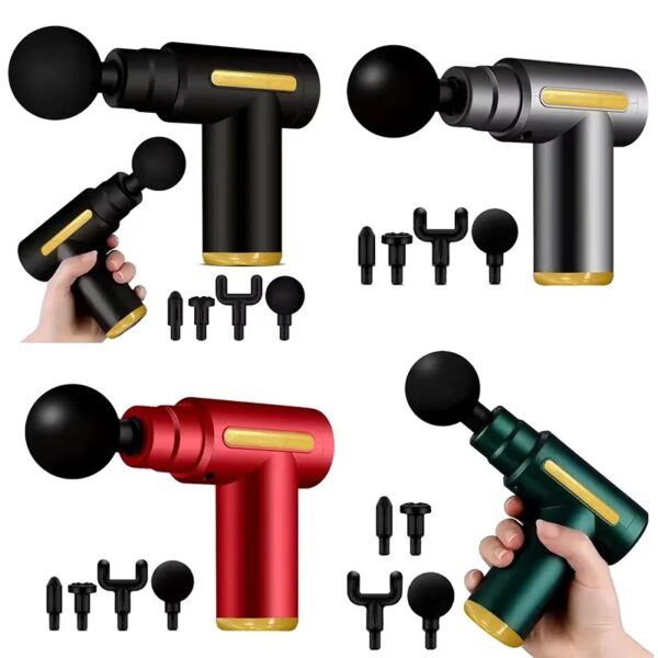 Portable Fascia Gun USB Rechargeable Slapping Massager Body Back Neck Legs 6-speed Handheld Slapping Massager Massage Relaxation