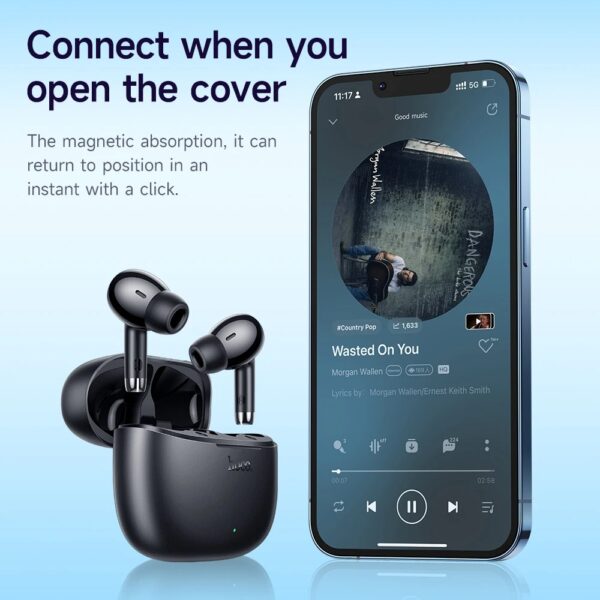 HOCO EQ2 Choice TWS Wireless Bluetooth Headphones 5.3 Headphone Mini Earphone with Mic Charging Box For Xiaomi All Smartphone - Image 2
