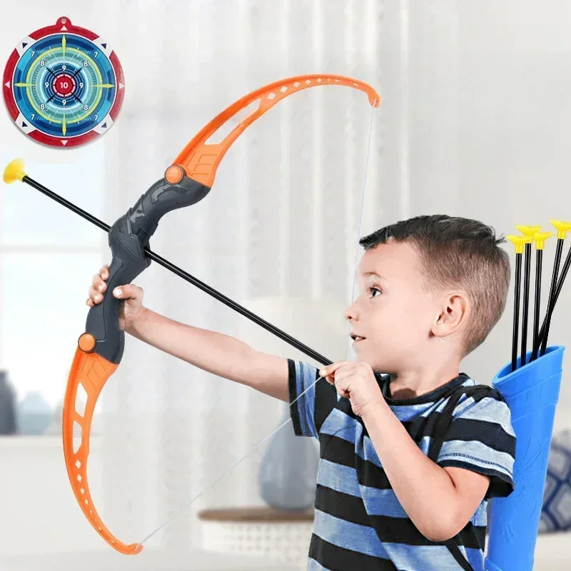 Bow and Arrow Set for Kids 4-12 Suction Cup Arrows Archery Toy Fun Family Outdoor Play & Coordination Game
