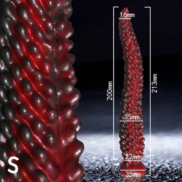 New Alien Tentacle Anal Plug Long Thick Dildo Spiral Silicone Large Butt Plug Suction Cup Anal Toy Dilator Adult Toy Men Women