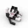 Funny Licking Butt Cat Building Block Set Compatible with Lego Creative Gift Toy