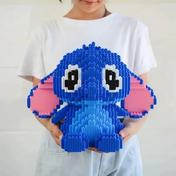 Large Stitch Building Block Toy 30cm DIY 3D Puzzle Assembly Kids Gift Desktop Decoration