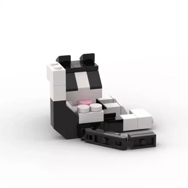Funny Licking Butt Cat Building Block Set Compatible with Lego Creative Gift Toy