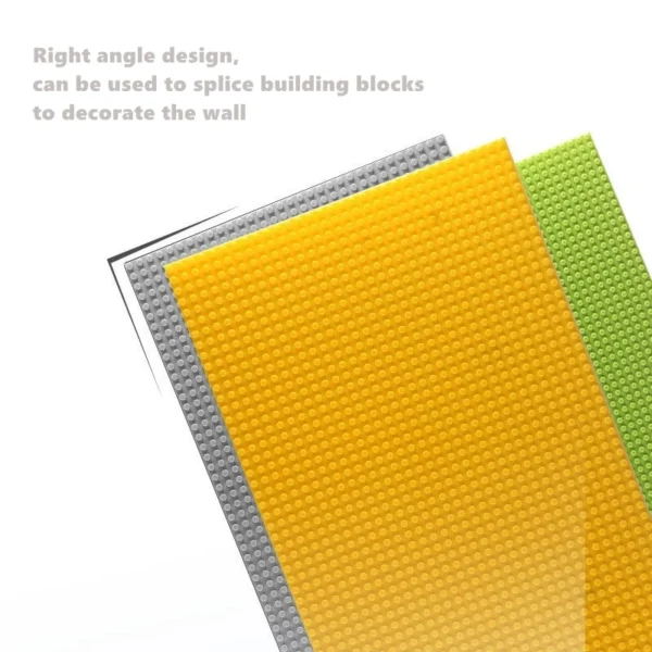 32x64 Building Block Wall Panel DIY Brick Baseplate Compatible with Major Brands Kids Room Decor Gift