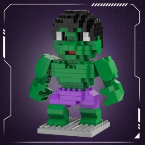 Superhero Hulk Cartoon Character Building Blocks Toy Set for Kids Creative Gift Collection