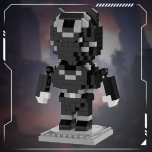 Superhero Black Panther Cartoon Character Building Blocks Toy Set for Kids Creative Gift Collection