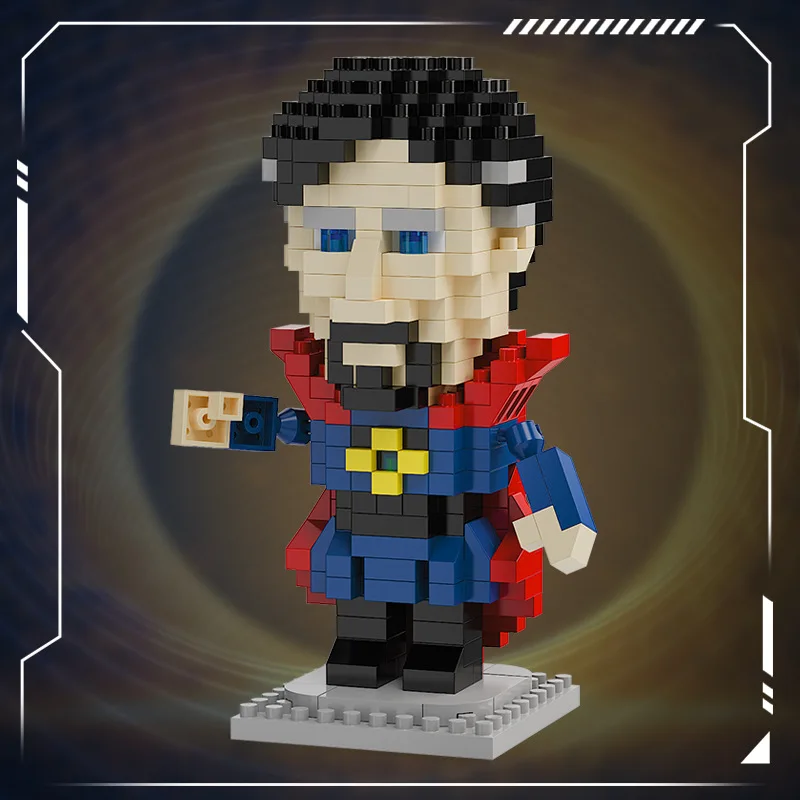 Superhero Doctor Strange Cartoon Character Building Blocks Toy Set for Kids Creative Gift Collection