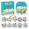 1 Flipair Number and Shape Matching Card Game Fun Visual Perception Game for Family School Parties and Travel