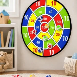 6pcs/12pcs Sticky Ball Dart Board Set Indoor & Outdoor Toy set for kids