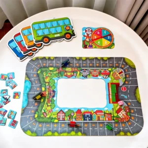 Children Addition and Subtraction Tabletop Game Parent-child Board Early Educational Cognitive Transportation Toys