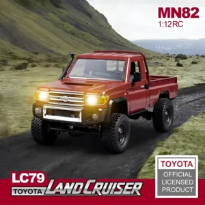1 MN82 4WD RC Off-road Vehicle 1/12 LC79 Pickup Climbing Car with LED Lights Full Size Simulation RC Climbing Car Boy Toy Car