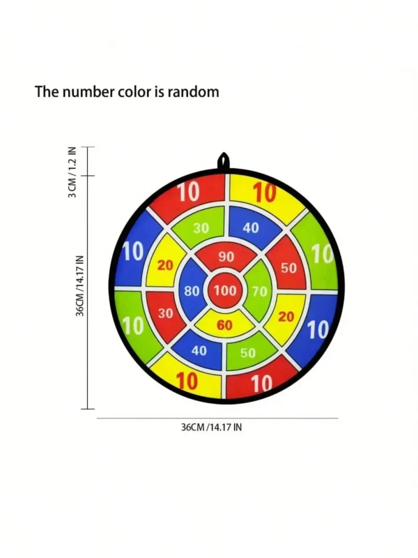10 6pcs/12pcs Sticky Ball Dart Board Set Indoor & Outdoor Toy set for kids
