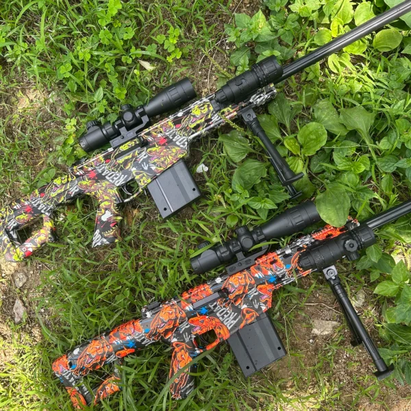 2026 New Barrett Sniper Toy Gun Can Fire 7-8mm Hydrogel Bullets with 7.4V Battery