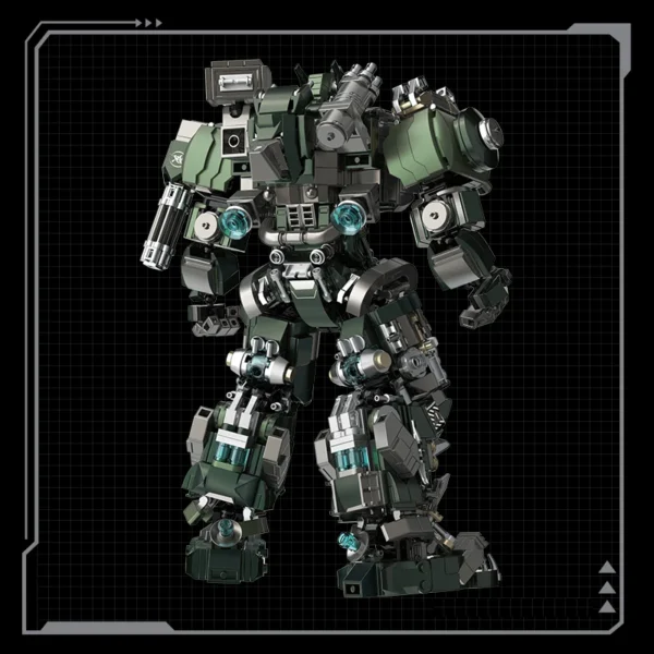 1403pcs Large Mecha Warrior Building Blocks Set Battle Robots Action Figure Model Kits Assembled Toys