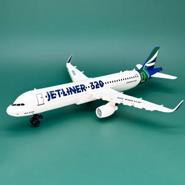 2 A320 Jetliner Airplane Building Blocks 133 PCS Commercial Aircraft Model Kit Toy