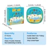 2 Flipair Number and Shape Matching Card Game Fun Visual Perception Game for Family School Parties and Travel