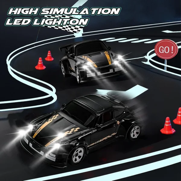 1/64 2.4G High speed Drift Rc Car 4WD Remote Control Car Four Wheel Drive Radio Controlled Mini RTR Racing Model Boy Toy Gift