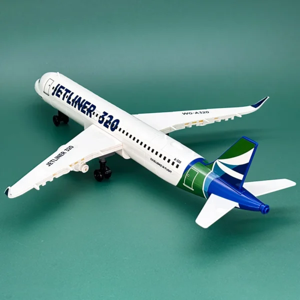 3 A320 Jetliner Airplane Building Blocks 133 PCS Commercial Aircraft Model Kit Toy