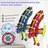 Catapult Sticky Ball Bow & Arrow Target, Parent-Child Interactive Throwing & Shooting Dart Board Game Toy