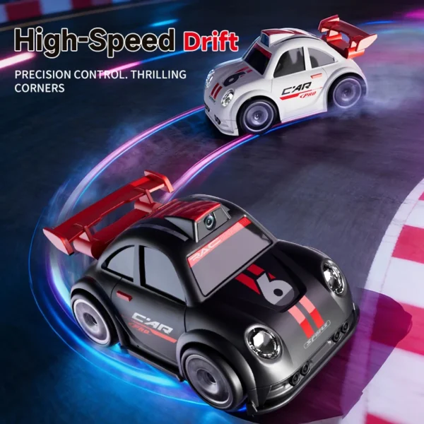 3 2026 New C6 RC Drift Car with Dual Mode Lights Sound Camera Screen Control Car Smart Induction Following Children's Toys Gift