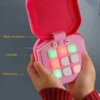 4 Tic-Tac-Toe Board Board Multifunctional Electronic Games Montessori Puzzle Table Game Chess Chess Set Portable For Adults Kids