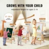 SucceBuy Standing Magnetic Drawing Board WordPad Art Easel with Painting Accessories Children Educational Toys for Kids Boy Girl