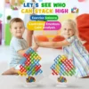Tetra Tower Fun Balance Stacking Building Blocks Board Game for Kids