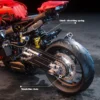 5 1:5 Technical Racing Motorcycle Building Blocks Set 2024Pcs DIY Motorbike Model Toy